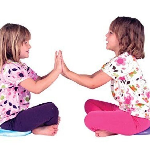 Abilitations Bitty Bottom Seat Cushion, Plastic Pellet Filled, 8 Inches, Purple - Picture 2 of 2